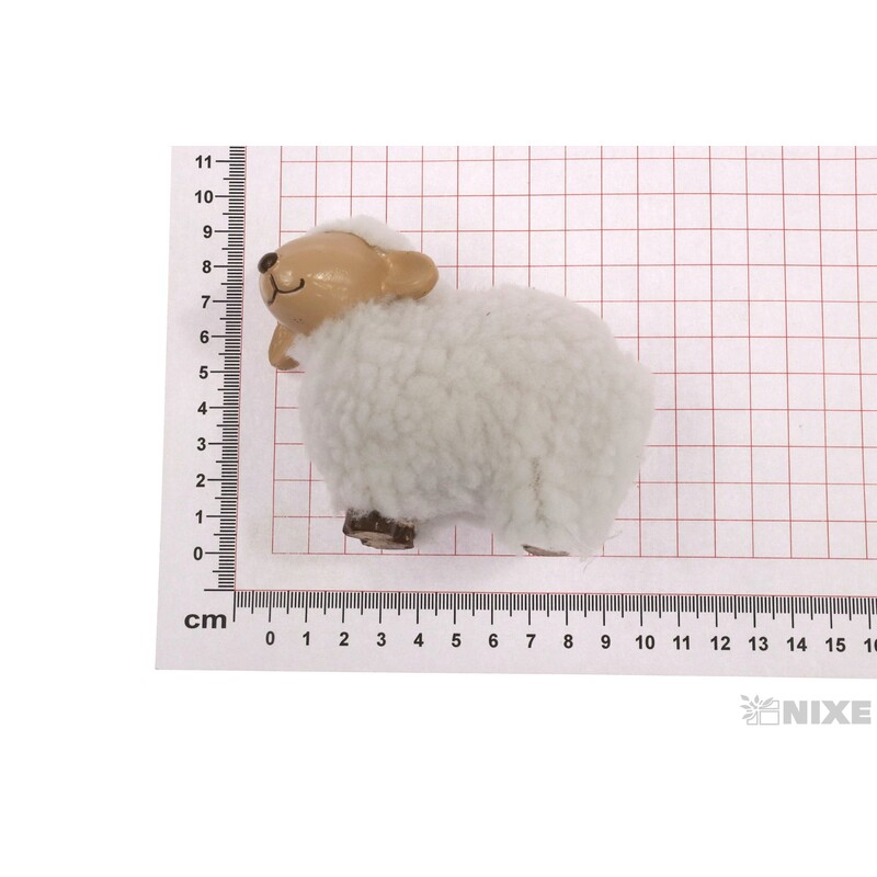 OVEČKA 9x8cm*BÍLÁ