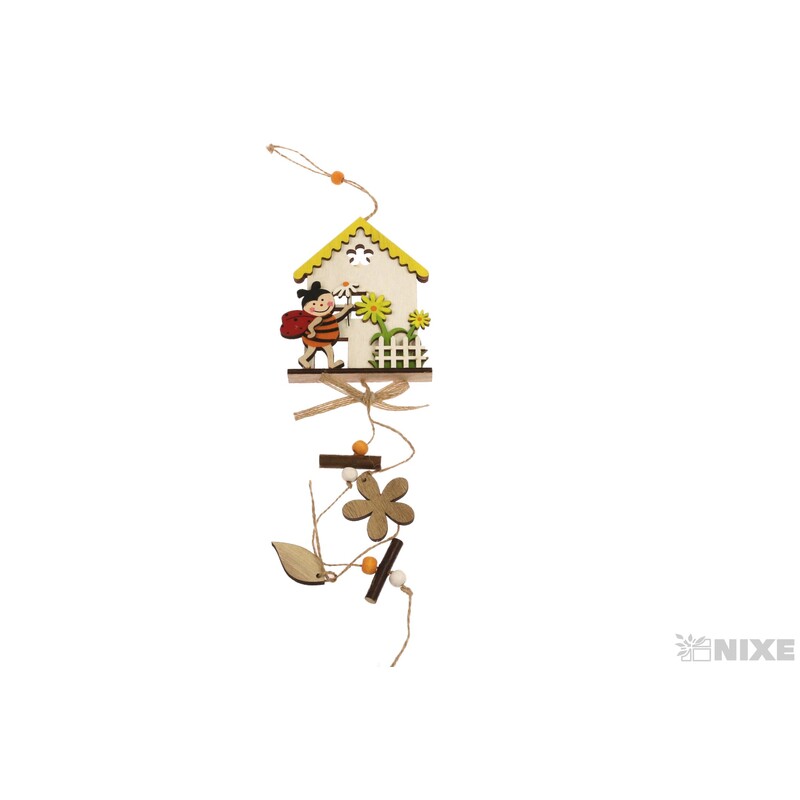 ZÁVĚS DOMEČEK 10x9cm*MIX BAREV