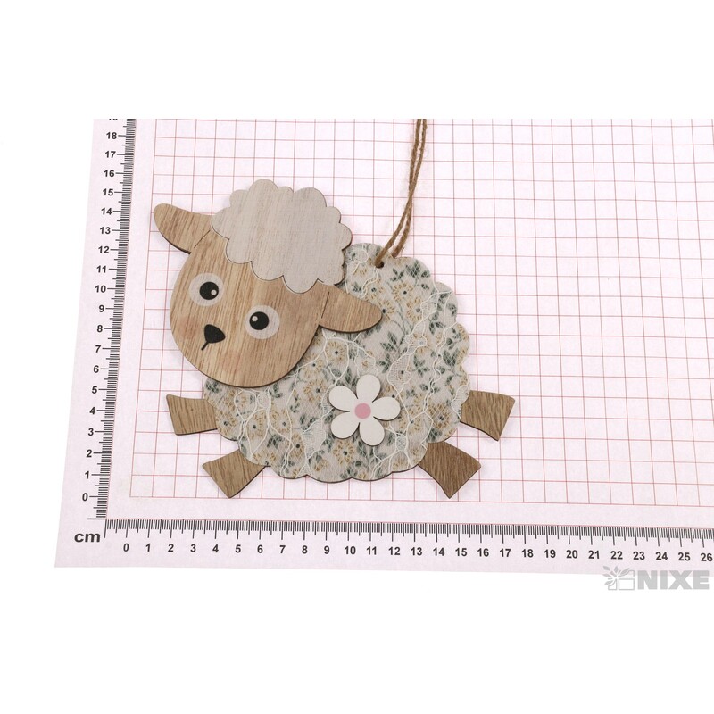 ZÁVĚS OVEČKA 17x16cm*MIX BAREV