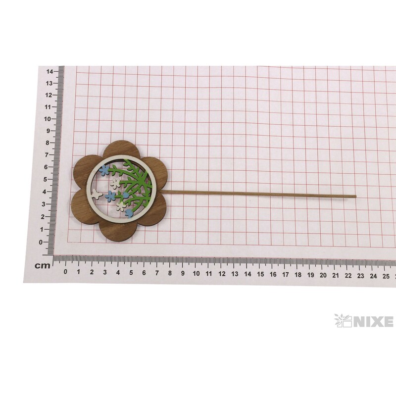 ZÁPICH KVÍTEK 8x22cm 6ks*MIX BAREV