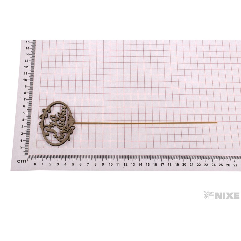 ZÁPICH OVÁL D BABIČKA 6,5x25cm 10ks*PŘÍRODNÍ