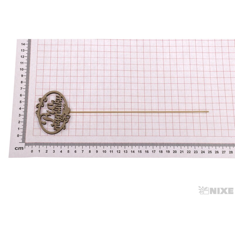 ZÁPICH OVÁL D MAMINKA 6,5x25cm 10ks*PŘÍRODNÍ