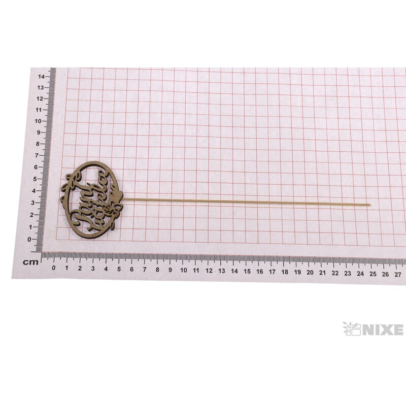 ZÁPICH OVÁL D UČITELKA 6,5x25cm 10ks*PŘÍRODNÍ