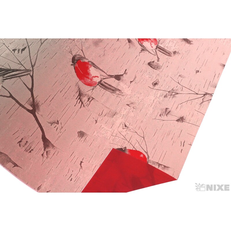 ROLE PAPÍR BIRD 80cmx50m*ČERVENÁ