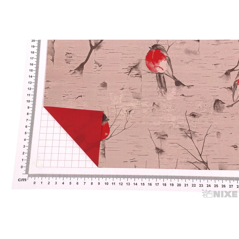 ROLE PAPÍR BIRD 80cmx50m*ČERVENÁ