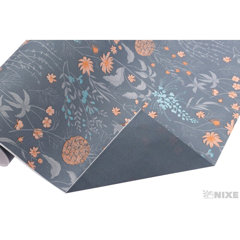 ROLE PAPÍR HORTENSE 80cmx50m*MODRÁ