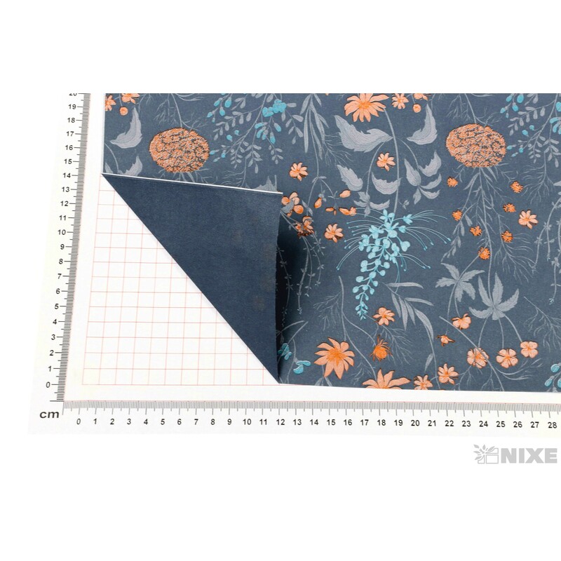 ROLE PAPÍR HORTENSE 80cmx50m*MODRÁ