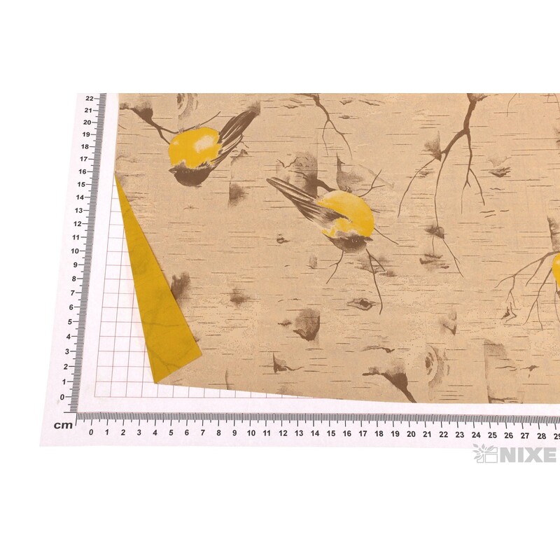 ROLE PAPÍR BIRD 80cmx50m*ŽLUTÁ