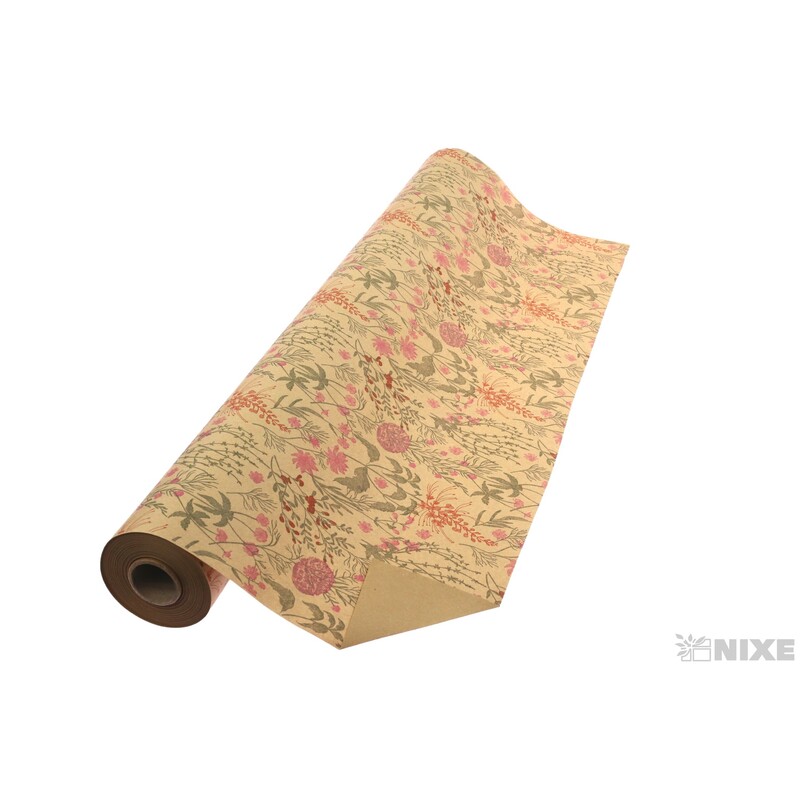 ROLE PAPÍR HORTENSE 80cmx50m*MIX BAREV