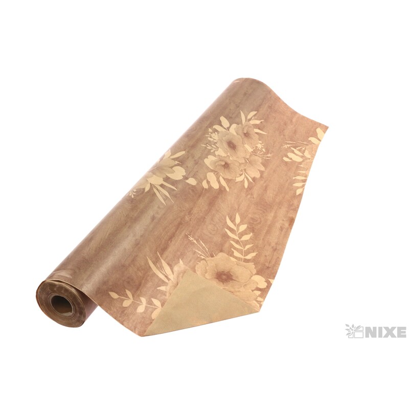 ROLE PAPÍR EBENE 80cmx50m*HNĚDÁ