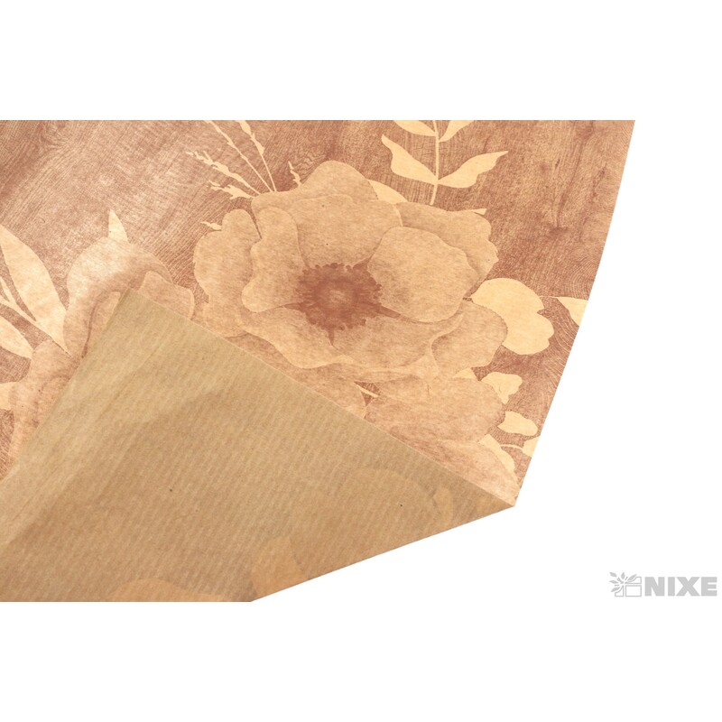 ROLE PAPÍR EBENE 80cmx50m*HNĚDÁ