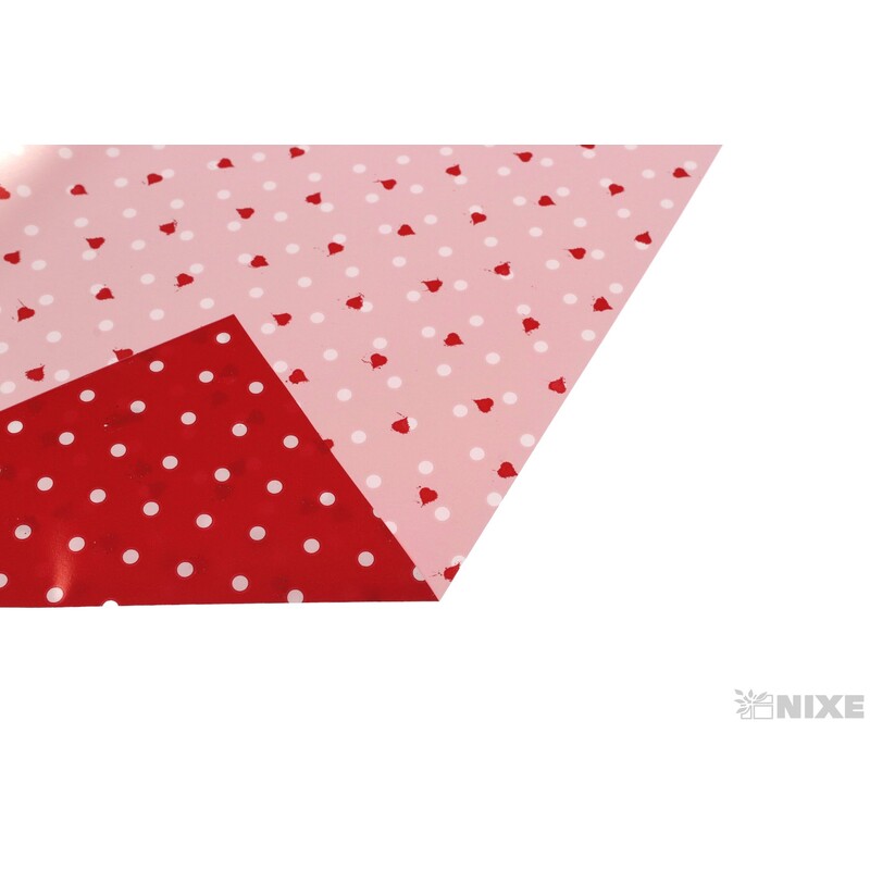 ROLE PLAST CUORICINI 70cmx40m*ČERVENÁ