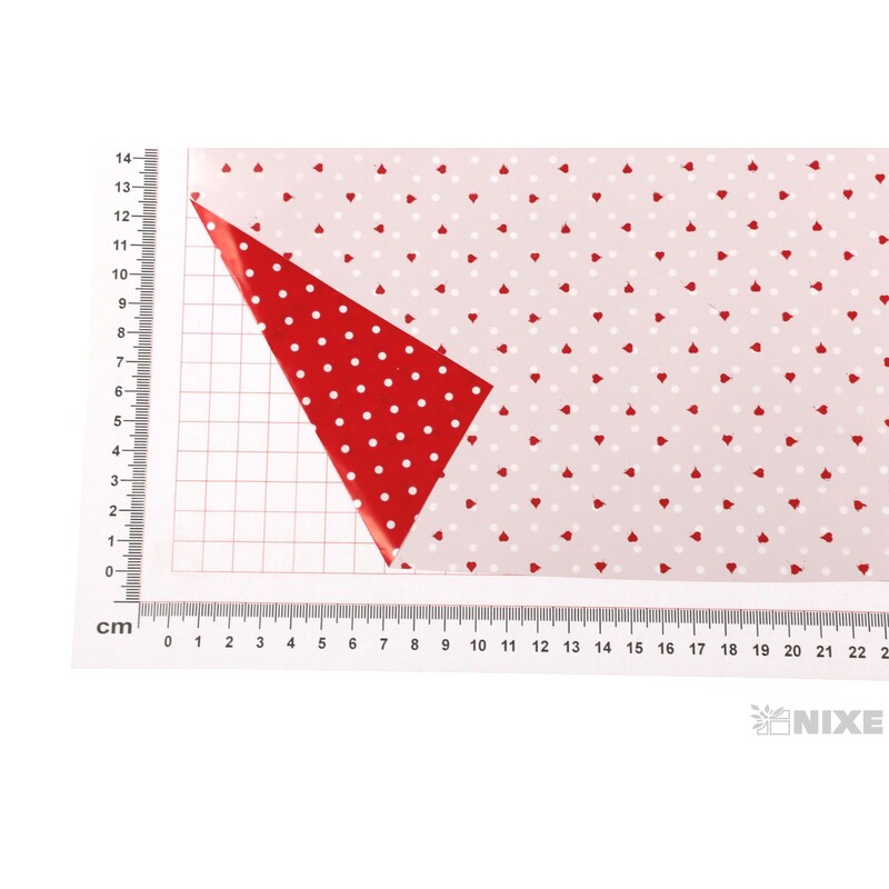 ROLE PLAST CUORICINI 70cmx40m*ČERVENÁ