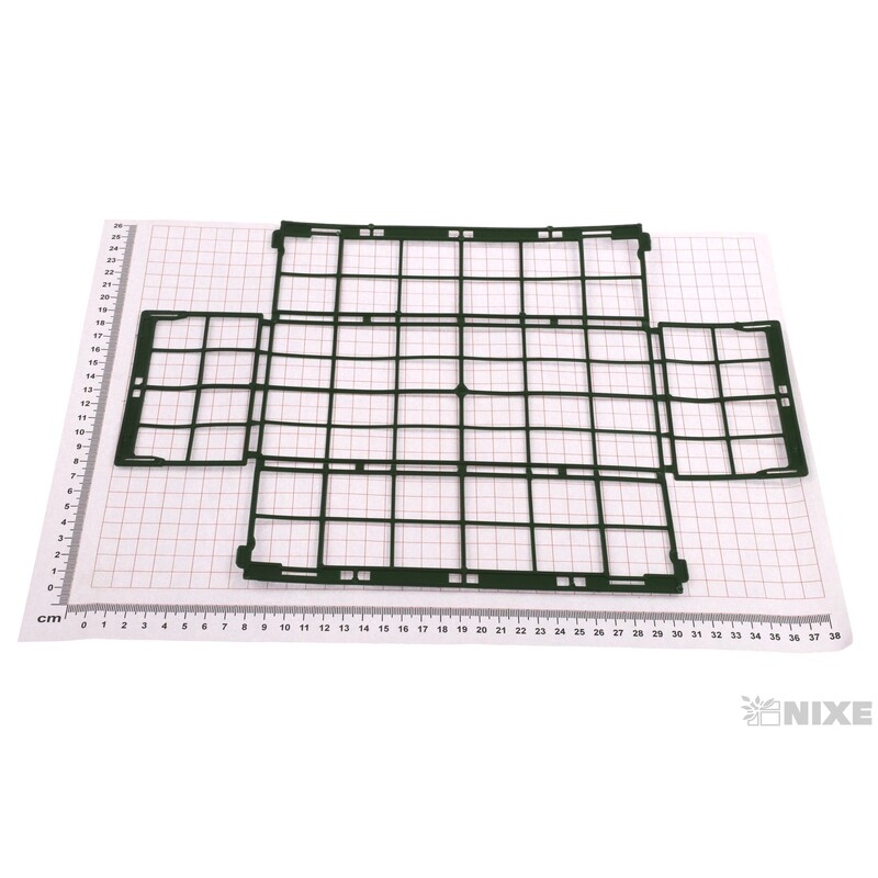 MŘÍŽKA PLASTOVÁ 23X11X8*ZELENÁ