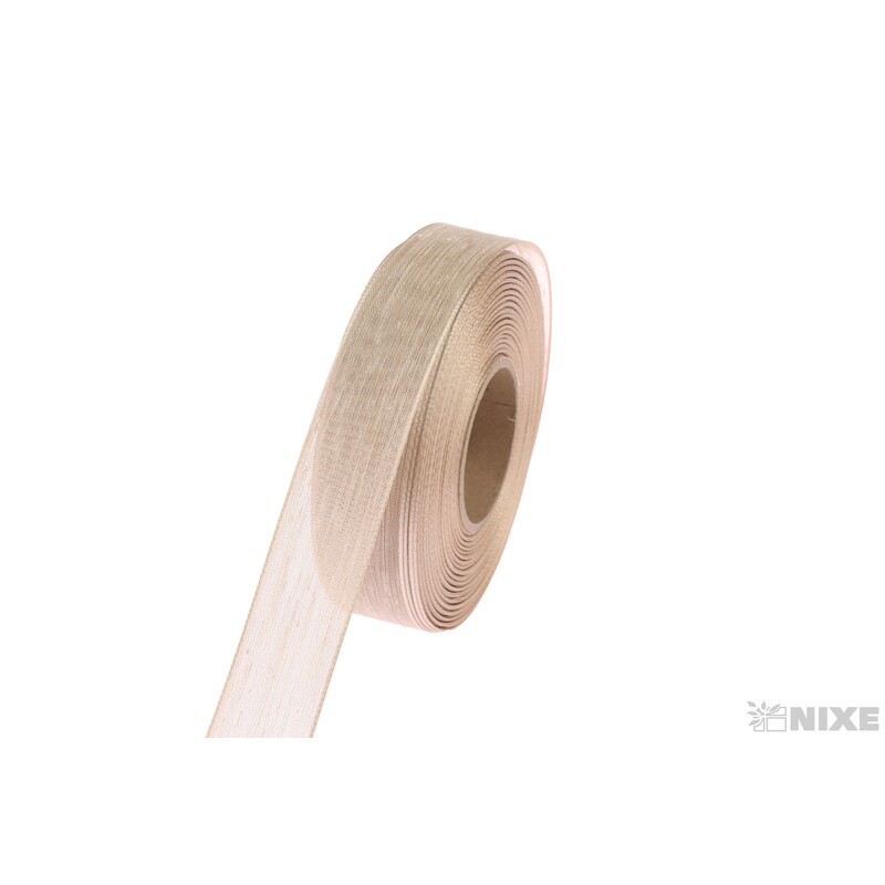 PLÁTNOVÁ STUHA EFEKT 25mmx25m*PŘÍRODNÍ 103701