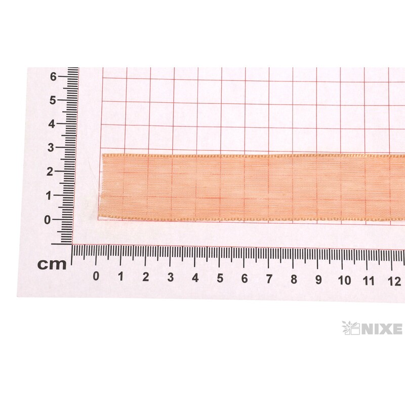 PLÁTNOVÁ STUHA EFEKT 25mmx25m*ORANŽOVÁ 108220