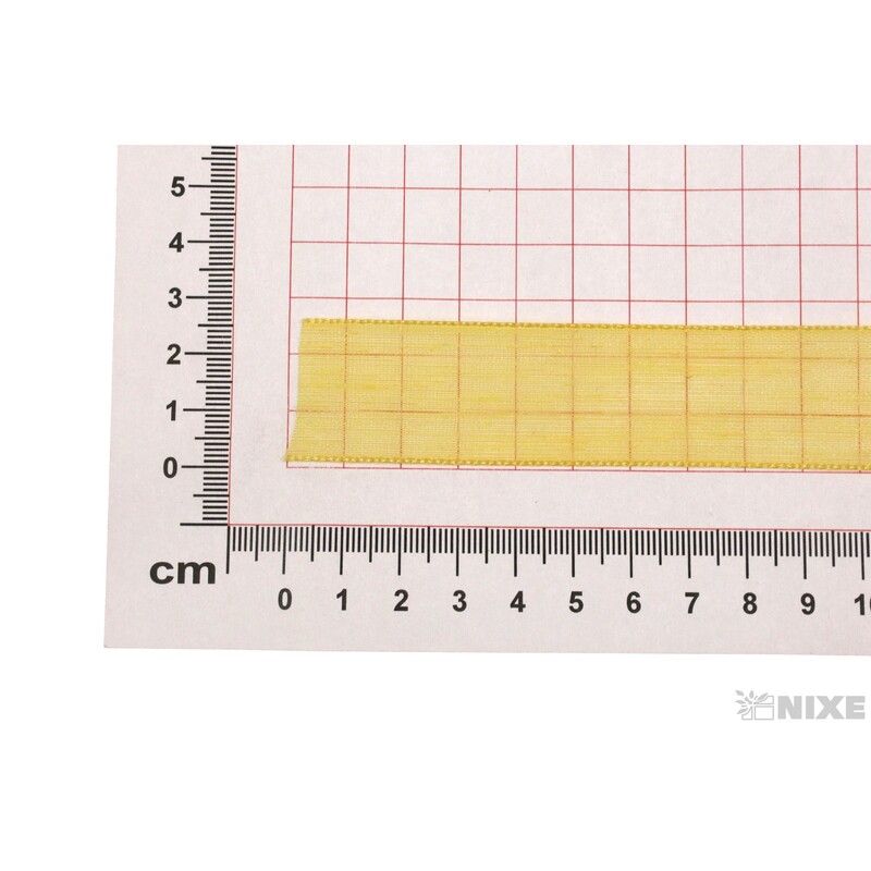 PLÁTNOVÁ STUHA EFEKT 25mmx25m*ŽLUTÁ 108243