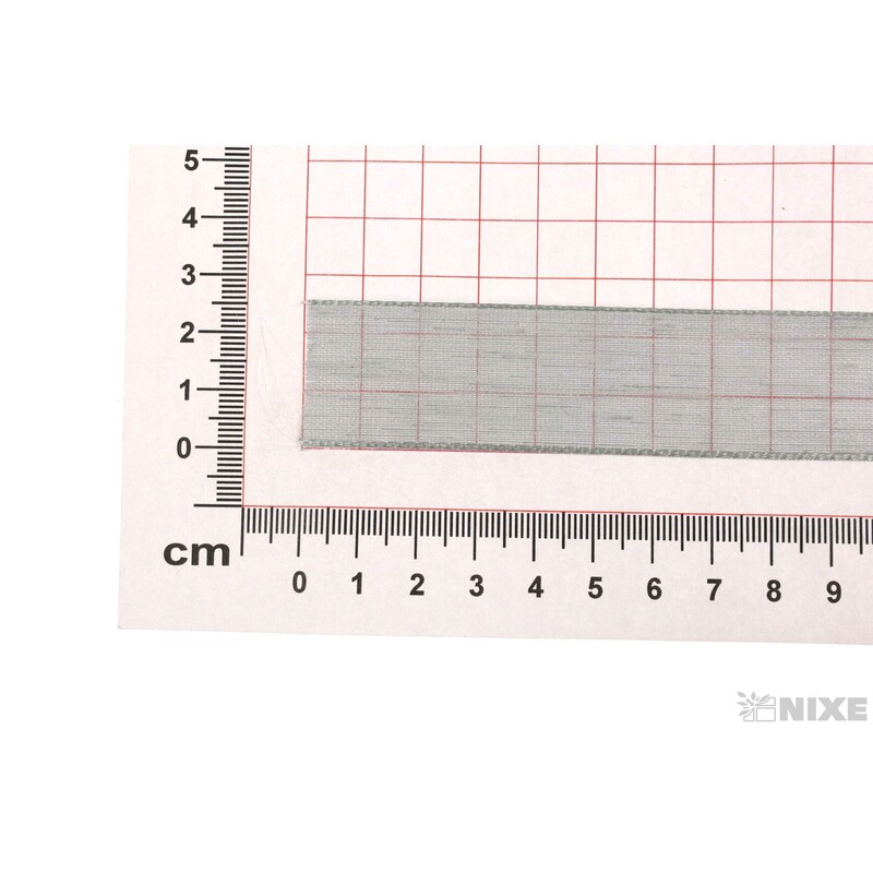 PLÁTNOVÁ STUHA EFEKT 25mmx25m*ŠEDÁ 108841
