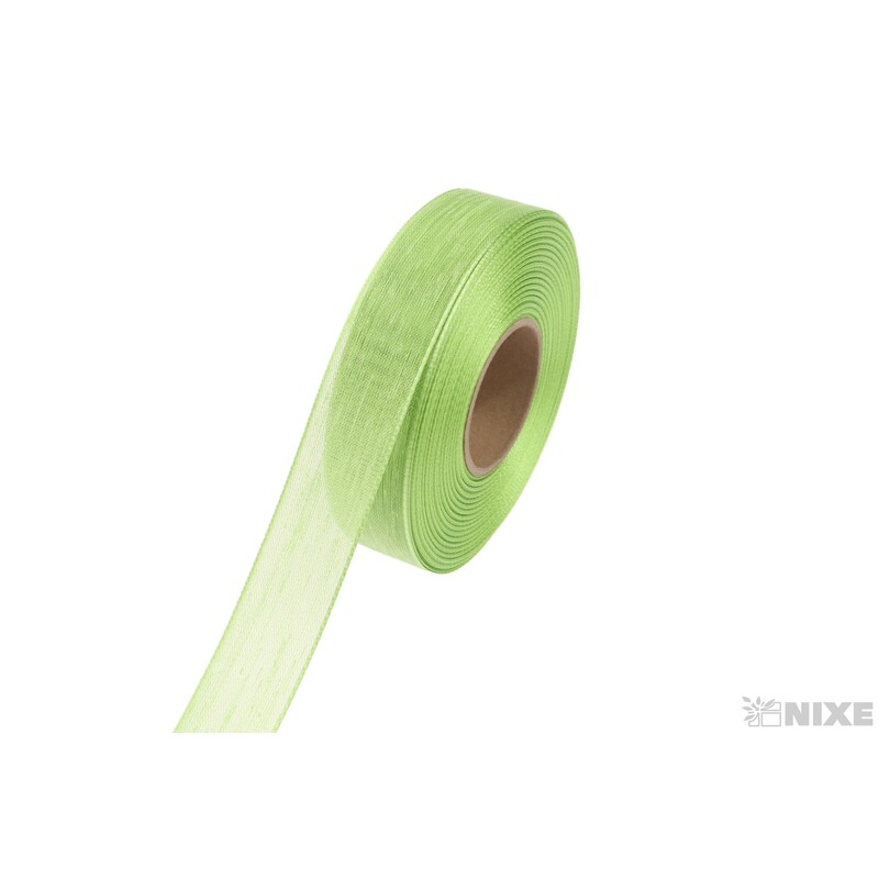 PLÁTNOVÁ STUHA EFEKT 25mmx25m*ZELENÁ 108343