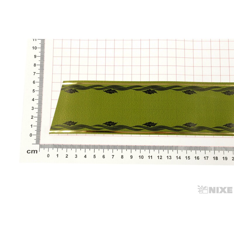 POHŘEBNÍ PÁSEK 60mmx50yd TISK*ZELENÁ