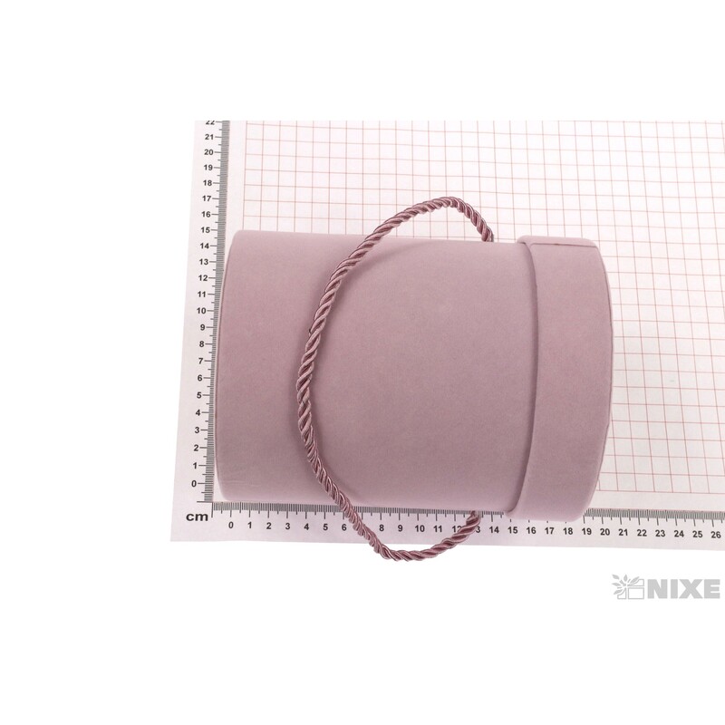 KVĚTINOVÝ BOX VELVET 12,5x17cm*RŮŽOVÁ SV.