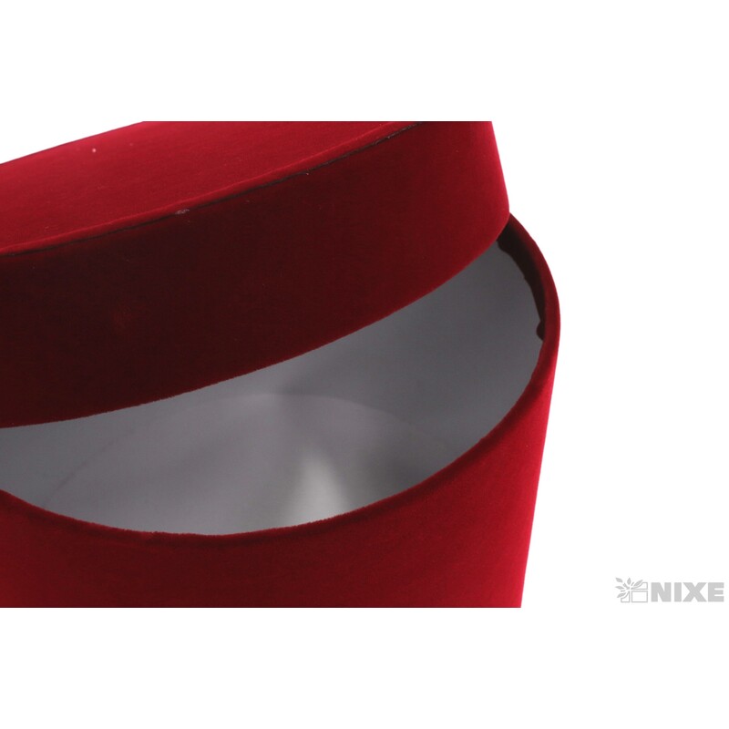 KVĚTINOVÝ BOX VELVET 12x17cm 10x15*BORDOVÁ