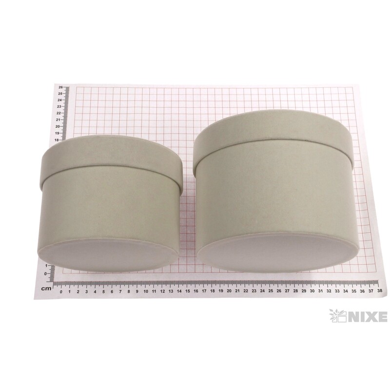 KVĚTINOVÝ BOX VELVET 12x17cm 10x15*KRÉMOVÁ