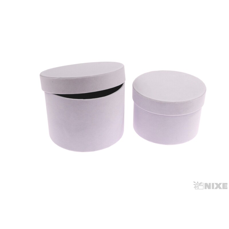 KVĚTINOVÝ BOX VELVET 12x17cm 10x15*BÍLÁ