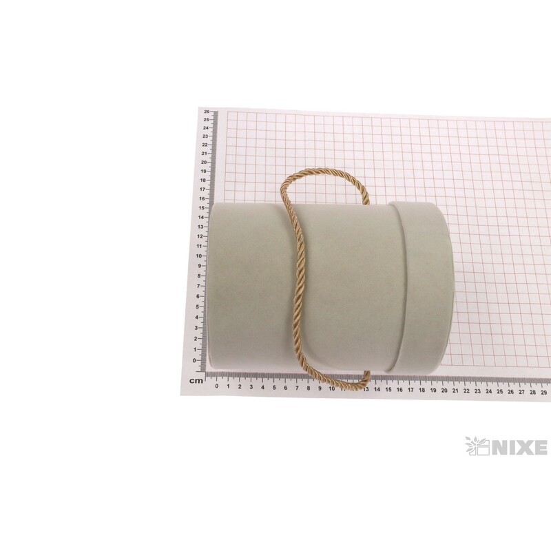 KVĚTINOVÝ BOX VELVET 12,5x17cm*KRÉMOVÁ