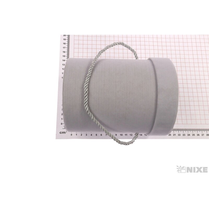 KVĚTINOVÝ BOX VELVET 12,5x17cm*BÍLÁ