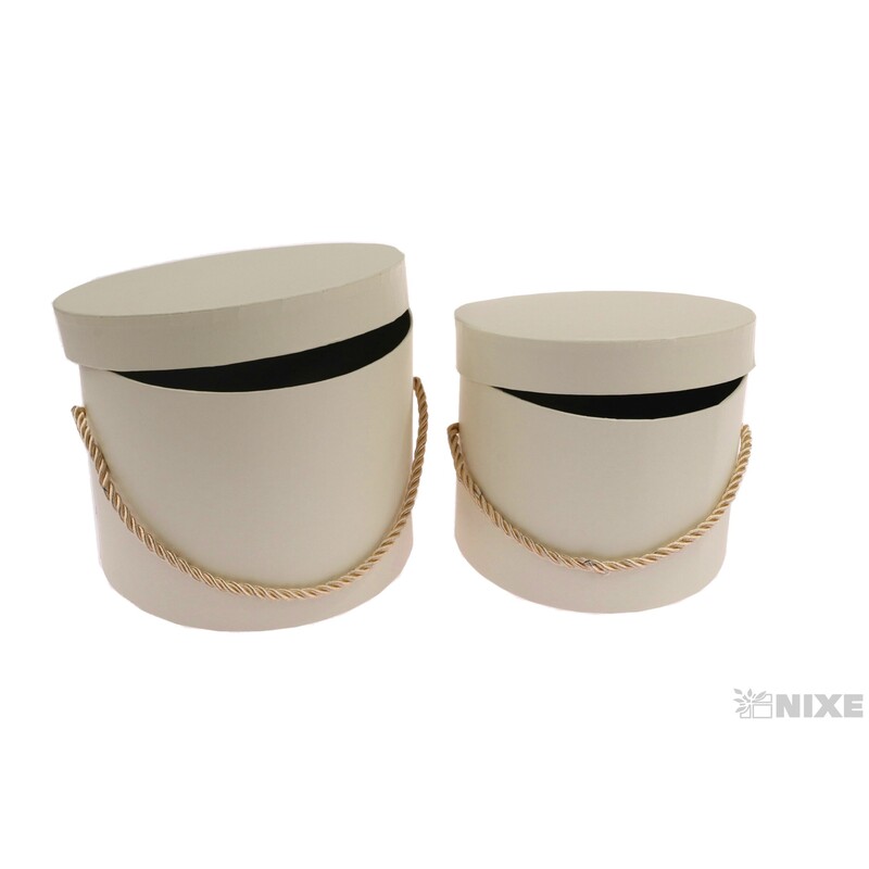 KVĚTINOVÝ BOX 12,5x16cm 11x14*KRÉMOVÁ