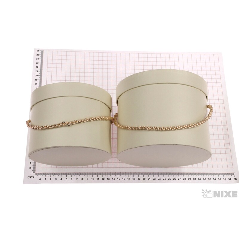 KVĚTINOVÝ BOX 12,5x16cm 11x14*KRÉMOVÁ