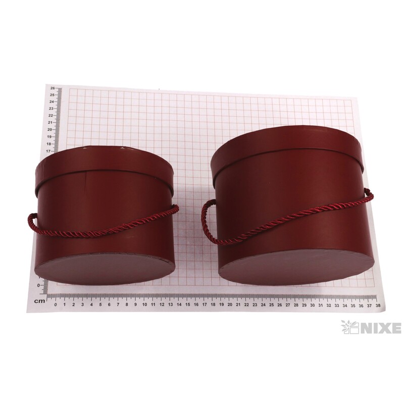 KVĚTINOVÝ BOX 12,5x16cm 11x14*BORDOVÁ