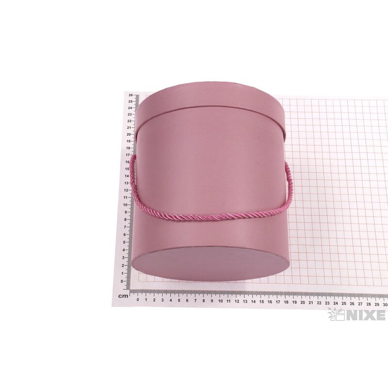 KVĚTINOVÝ BOX 19x20cm 16,5x17,5 12X12,5*RŮŽOVÁ