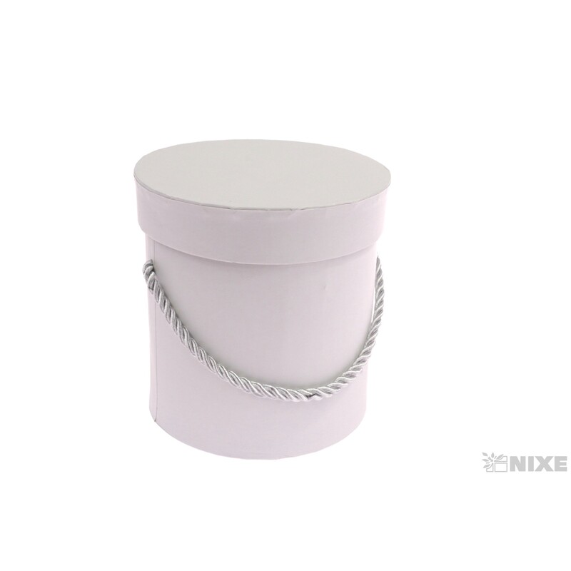 KVĚTINOVÝ BOX 12x12,5cm*BÍLÁ