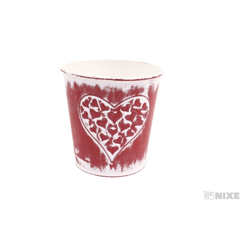 PLECHOVÝ OBAL 12x12cm*ČERVENÁ