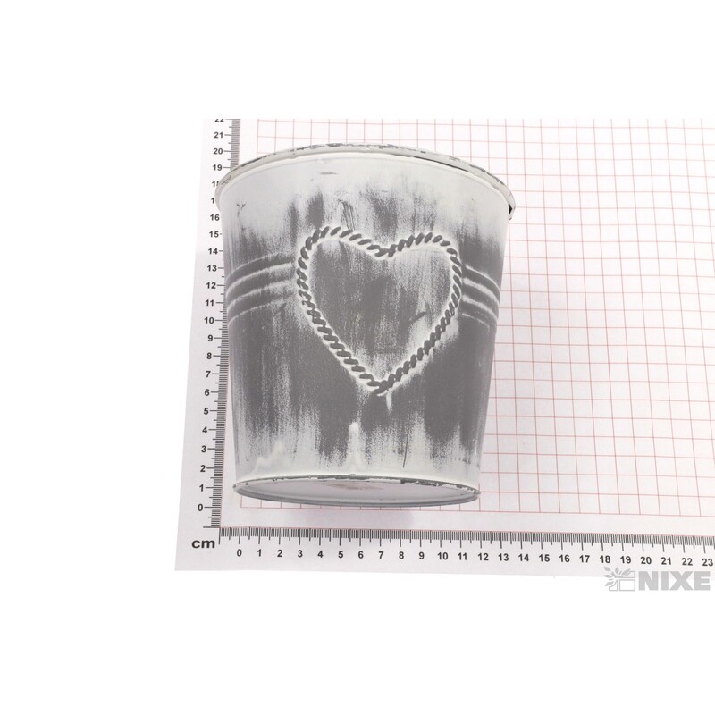 PLECHOVÝ OBAL 14x14cm*ŠEDÁ