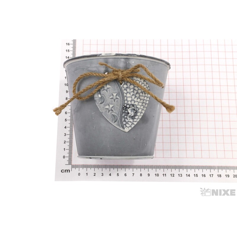 PLECHOVÝ OBAL 11x12cm*STŘÍBRNÁ