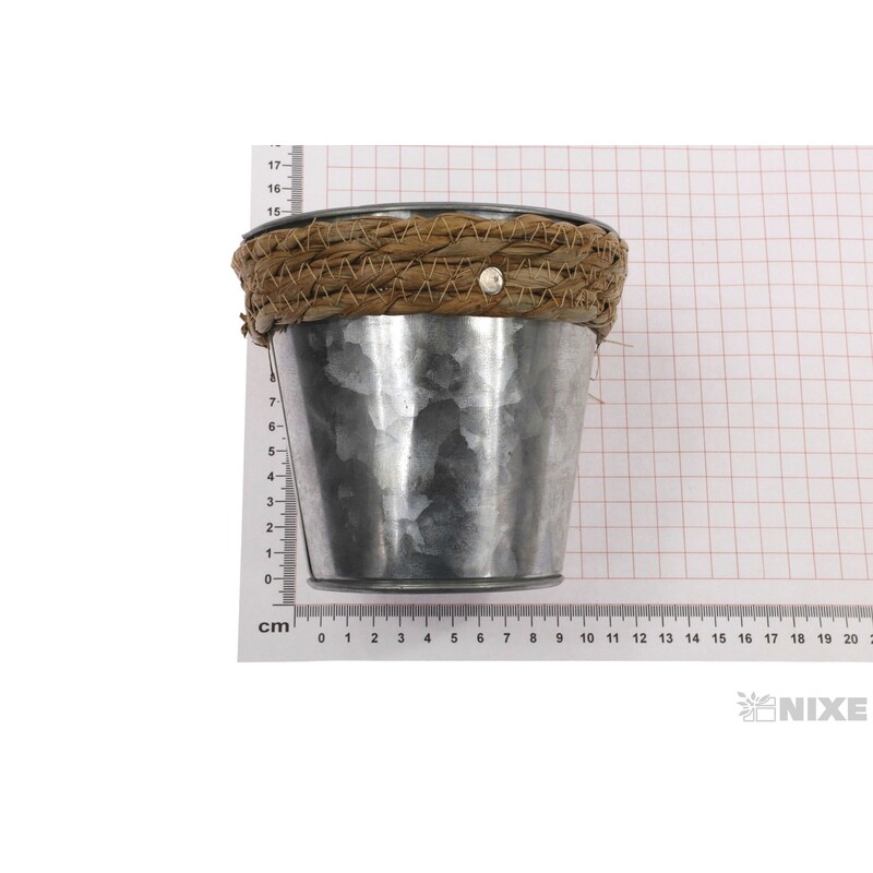 PLECHOVÝ OBAL 12x13cm*STŘÍBRNÁ