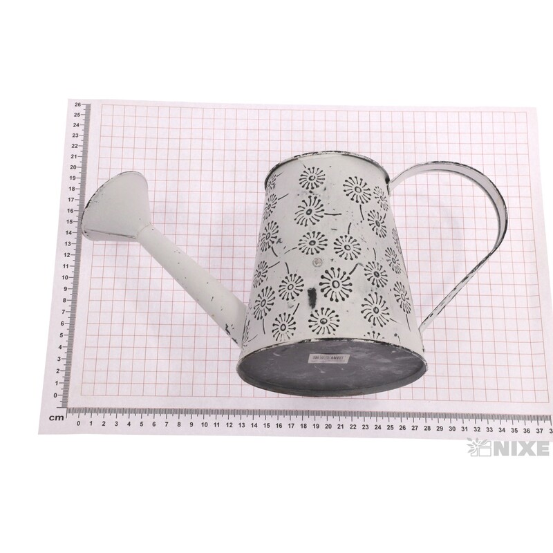 PLECHOVÁ KONEV 10x15cm*BÍLÁ