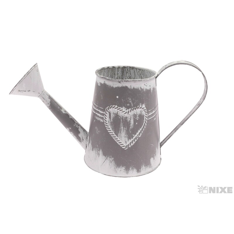 PLECHOVÁ KONEV 10x16cm*ŠEDÁ