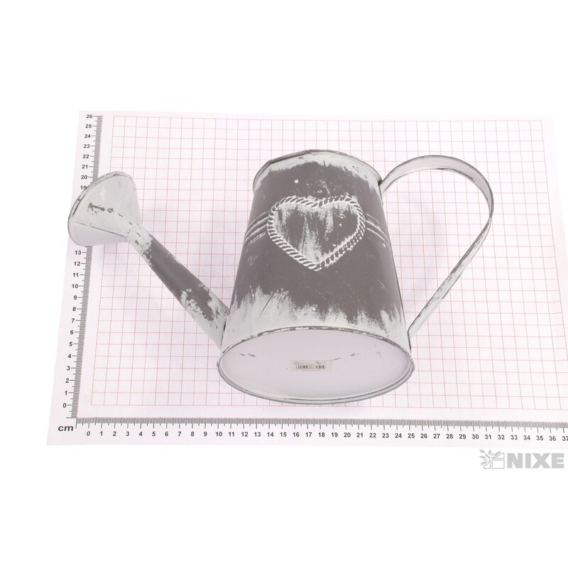 PLECHOVÁ KONEV 10x16cm*ŠEDÁ