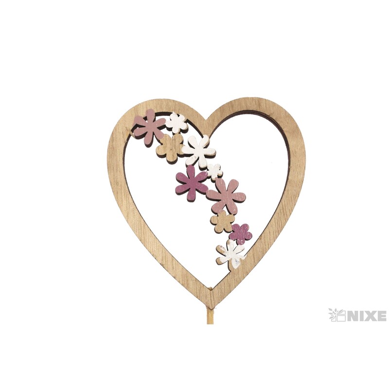 ZÁPICH SRDCE 8,5x33cm 8ks