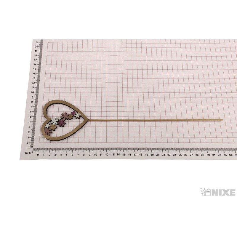 ZÁPICH SRDCE 8,5x33cm 8ks