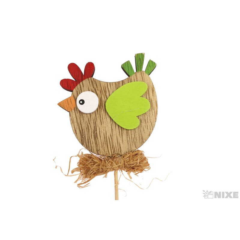 ZÁPICH SLEPICE 6x26cm 12ks*MIX BAREV