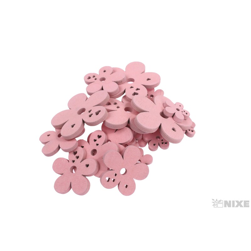 KYTKA 7-5-3cm 20ks*RŮŽOVÁ