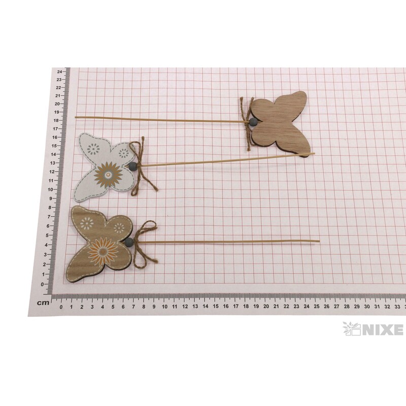 ZÁPICH MOTÝL 8x7x26cm 6ks*MIX BAREV