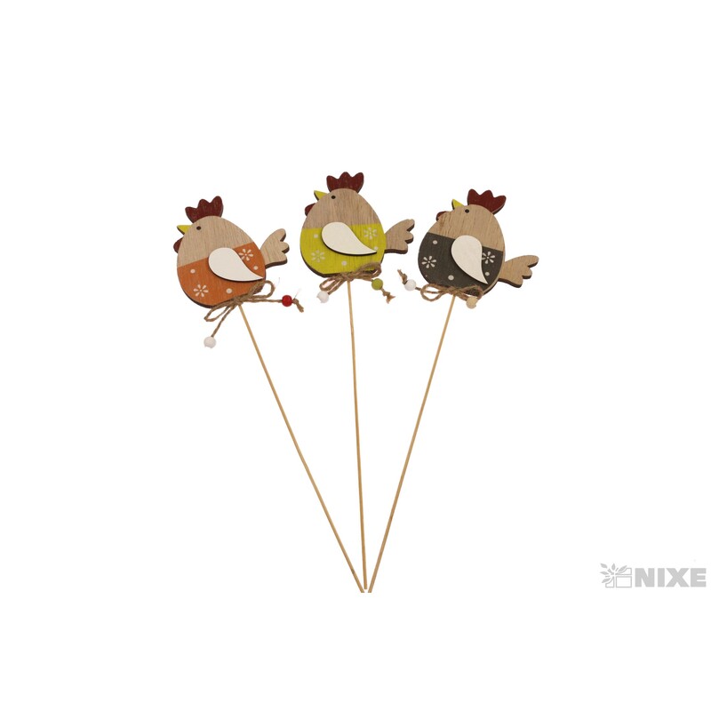 ZÁPICH SLEPICE 7x8x28cm 6ks*BÍLÁ