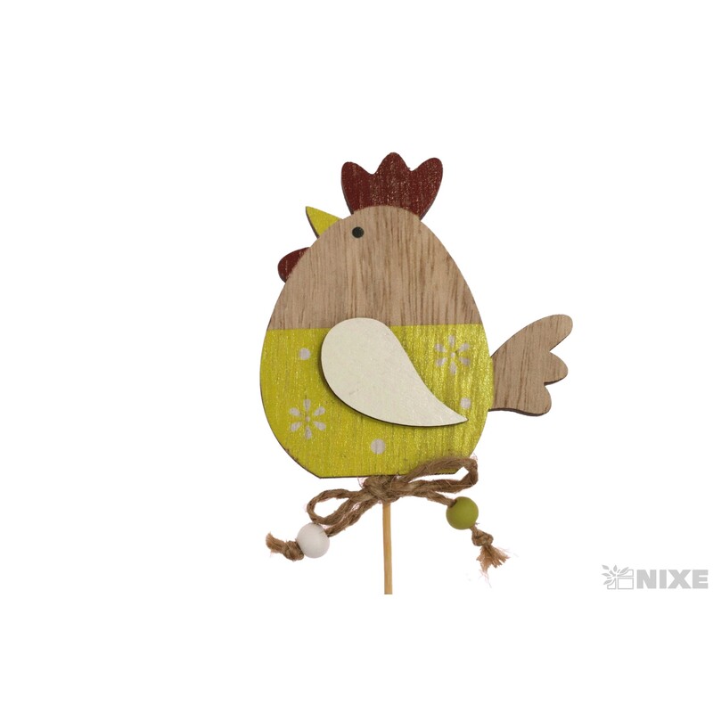 ZÁPICH SLEPICE 7x8x28cm 6ks*BÍLÁ