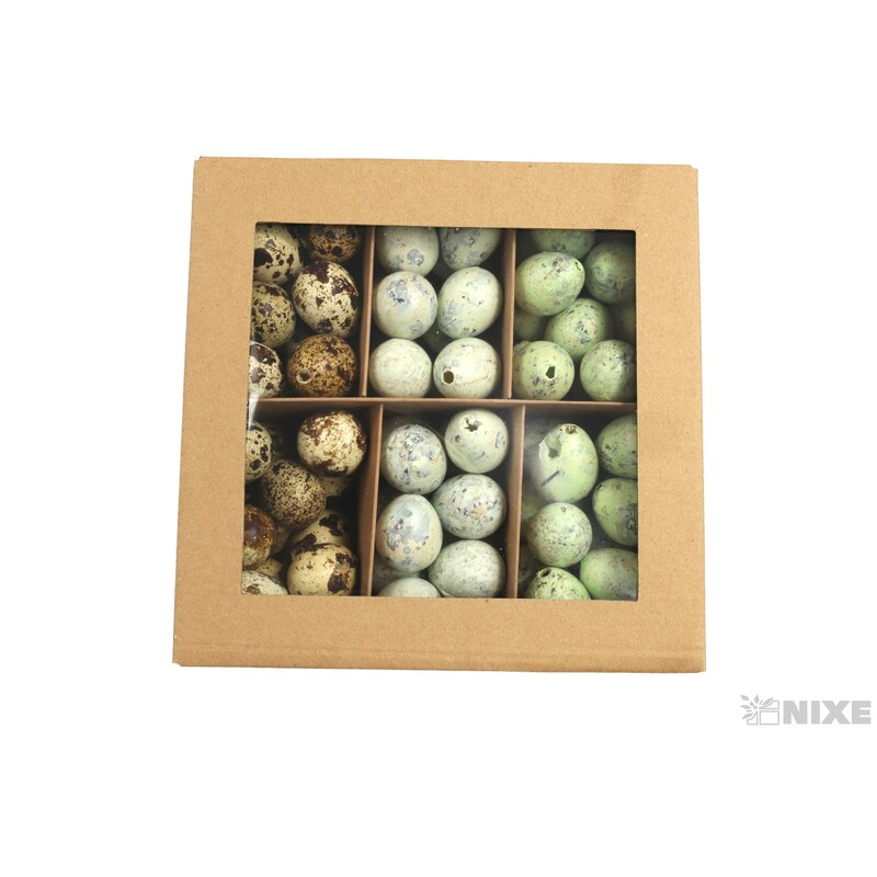 VAJÍČKA KŘEP. 3cm 72ks*MIX BAREV